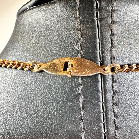 Vintage Sarah Coventry gold tone 16” chain with bead accents & 1 1/2” y drop - Picture 5 of 7